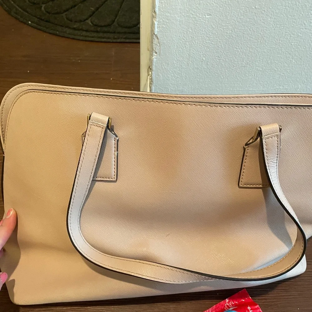 Kate Spade Pink Leather Tote Bag - Picture 3 of 4